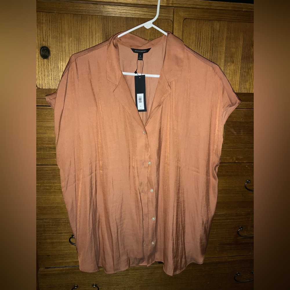 Banana Republic Rust blouse